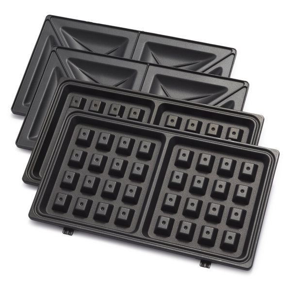 Greenlife Electric Waffle Sandwich Maker And Panini Press Grill